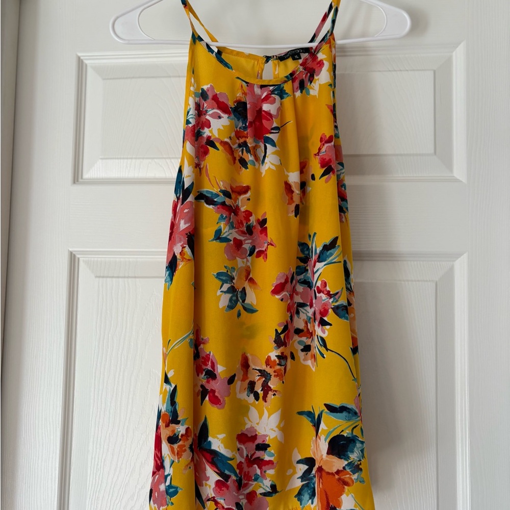 Papermoon Vibrant Yellow Floral Top